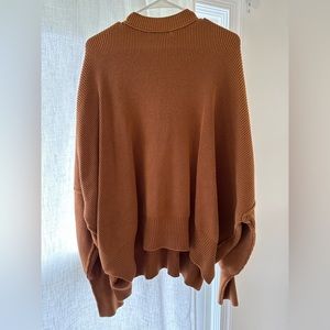 Free people tan sweater